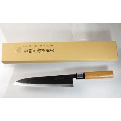 Photo3: Kitchen Knives (Aogami #2 Series) Gyuto 210mm /Moritaka Hamono /double bevel