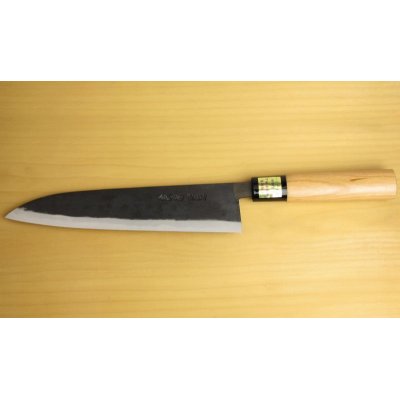 Photo2: Kitchen Knives (Aogami Super Series) Gyuto 210mm/Moritaka Hamono /double bevel