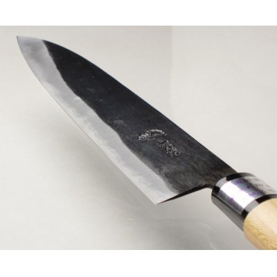 Photo4: Kitchen Knives (Aogami #2 Series) Yanagiba 210mm/Moritaka Hamono /double bevel