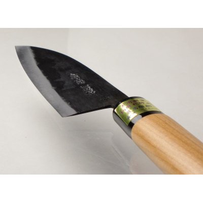 Photo3: Kitchen Knives (Aogami Super Series) Small Santoku 130mm/Moritaka Hamono /double bevel