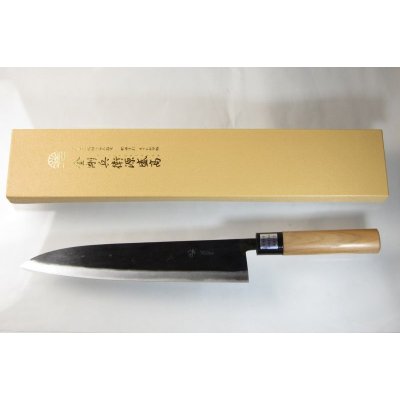 Photo4: Kitchen Knives (Aogami #2 Series) Gyuto 270mm /Moritaka Hamono /double bevel