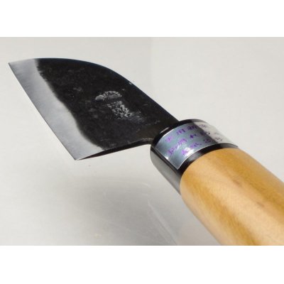 Photo3: Kitchen Knives (Aogami #2 Series) Kawamuki 95mm/Moritaka Hamono /double bevel /EK-095