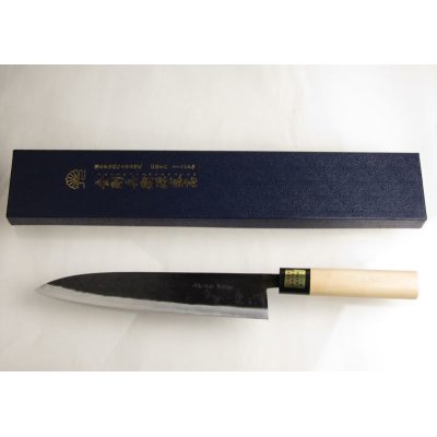 Photo4: Kitchen Knives (Aogami Super Series) Gyuto 240mm/Moritaka Hamono /double bevel