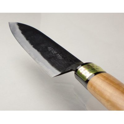 Photo3: Kitchen Knives (Aogami Super Series) Petit 150mm/Moritaka Hamono /double bevel