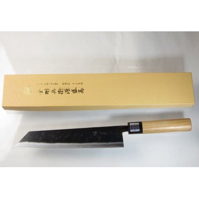 Photo4: Kitchen Knives (Aogami #2 Series) Kiritsuke 240mm /Moritaka Hamono /double bevel