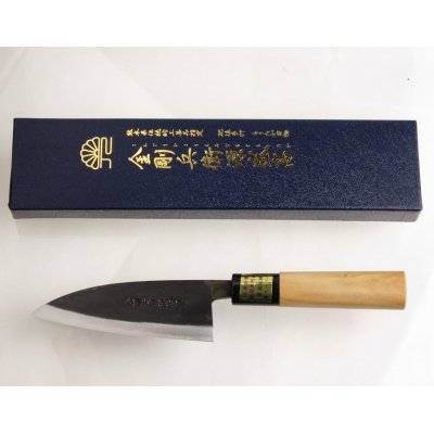 Photo4: Kitchen Knives (Aogami Super Series) Kodeba 110mm/Moritaka Hamono /double bevel