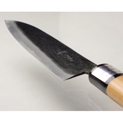 Photo4: Kitchen Knives (Aogami #2 Series) Petit 150mm /Moritaka Hamono /double bevel