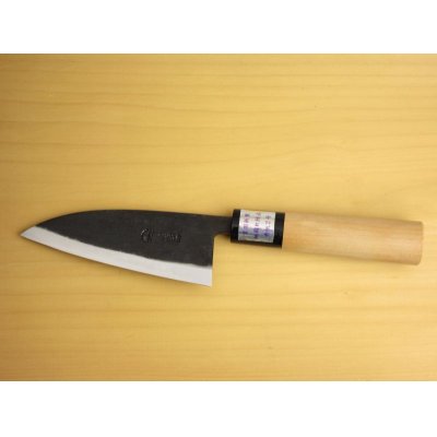 Photo2: Kitchen Knives (Aogami #2 Series) Kodeba 110mm/Moritaka Hamono /double bevel