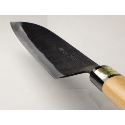 Photo3: Kitchen Knives (Aogami Super Series) Santoku 185mm /Moritaka Hamono /double bevel