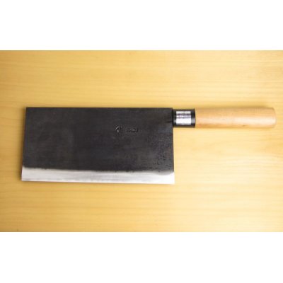 Photo2: Kitchen Knives (Aogami #2 Series) Chinese Cleaver 220mm/Moritaka Hamono /double bevel