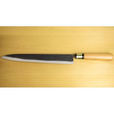 Photo2: Kitchen Knives (Aogami Super Series) Yanagiba 270mm/Moritaka Hamono /double bevel
