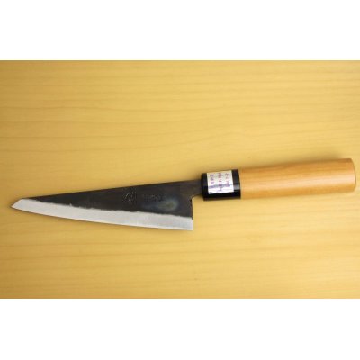Photo2: Kitchen Knives (Aogami #2 Series) Honesuki 150mm/Moritaka Hamono /double bevel