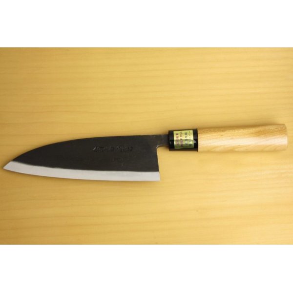 Photo2: Kitchen Knives (Aogami Super Series) Deba 165mm /Moritaka Hamono /double bevel (2)