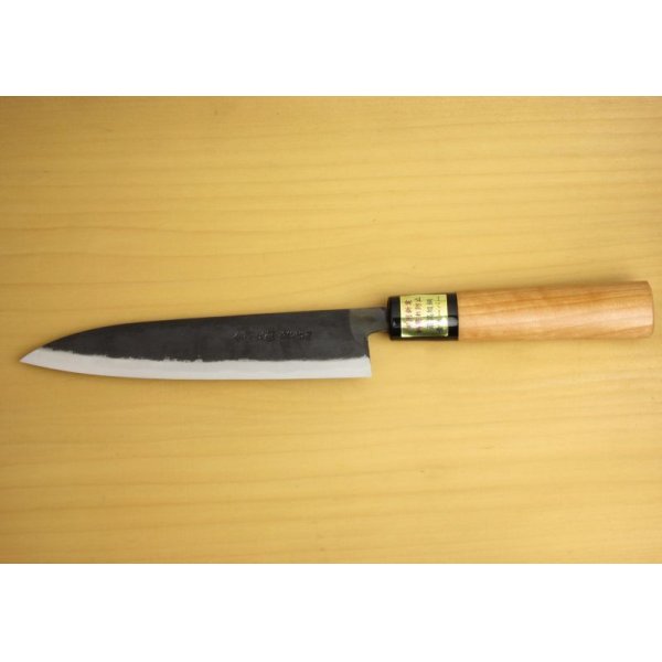 Photo2: Kitchen Knives (Aogami Super Series) Petit 150mm/Moritaka Hamono /double bevel (2)