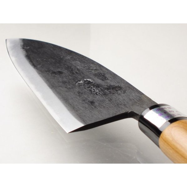 Photo3: Kitchen Knives (Aogami #2 Series) Deba 180mm /Moritaka Hamono /double bevel (3)